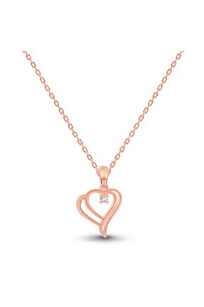 گردنبند الماس صورتی 0,01 - 0,20 Luna Diamond - کد 873046226