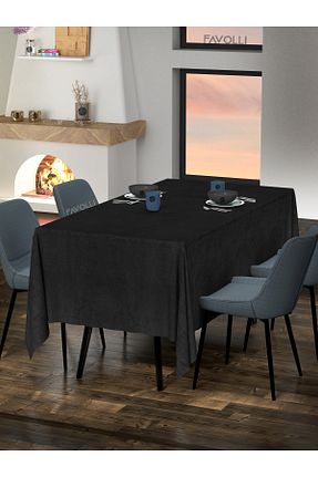رومیزی مشکی پلی استر FAVOLLİ - کد 364468370