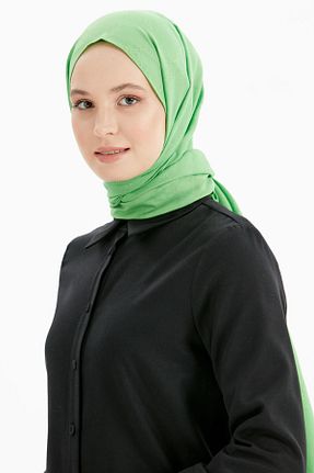 شال سبز زنانه پنبه ای Tuğba - کد 873391562