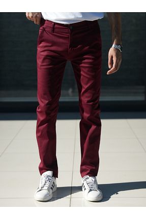 شلوار زرشکی مردانه بافتنی WKM - کد 869752046