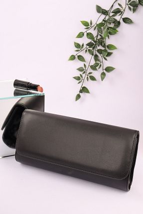 کیف مجلسی مشکی زنانه چرم مصنوعی weem bag - کد 868563637