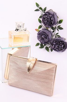 کیف مجلسی متالیک زنانه چرم مصنوعی weem bag - کد 871674262
