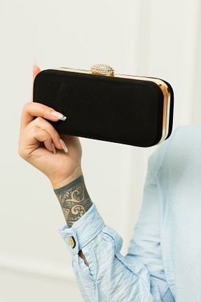 کیف مجلسی مشکی زنانه چرم مصنوعی weem bag - کد 871672866