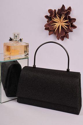 کیف مجلسی مشکی زنانه چرم مصنوعی weem bag - کد 868565742
