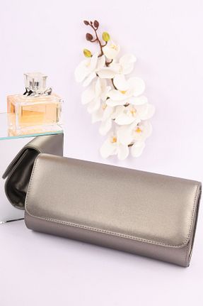 کیف مجلسی طلائی زنانه چرم مصنوعی weem bag - کد 868563462