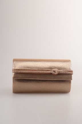 کیف مجلسی متالیک زنانه چرم مصنوعی weem bag - کد 868566197