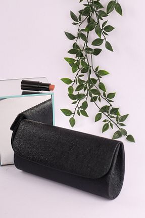 کیف مجلسی مشکی زنانه چرم مصنوعی weem bag - کد 868566179