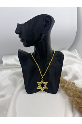 گردنبند استیل ( فولاد ) زرد زنانه استیل (فولاد) Yıldız Accessory - کد 873404743