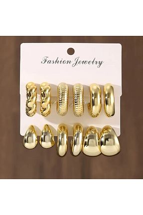 گوشواره جواهر خاکی مروارید Perry Accesories - کد 873410308