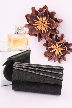 کیف مجلسی مشکی زنانه چرم مصنوعی weem bag - کد 871671968