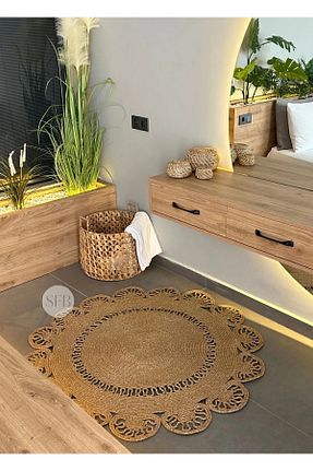 گلیم خاکی Jüt SFB Home Textile - کد 760519685
