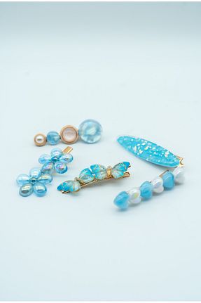 گیره سر آبی زنانه سیلیکون Perry Accesories - کد 873433454