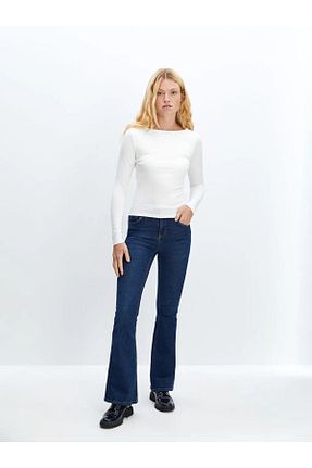 بادی نباتی زنانه یقه قایقی LC Waikiki - کد 873483462