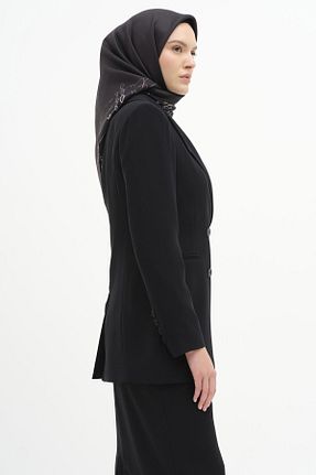 کت حجاب مشکی زنانه رگولار Tuğba - کد 873523273