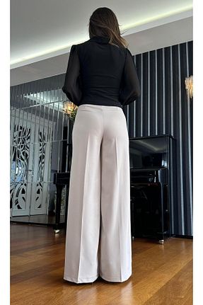 شلوار طوسی زنانه پنبه - پلی استر - الاستین Atelier Derin - کد 823887955