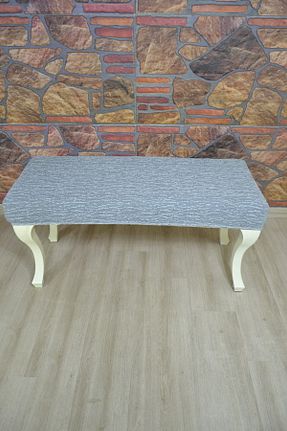 پوف و نیمکت طوسی 124x54 COVER TEKSTİL - کد 873636826