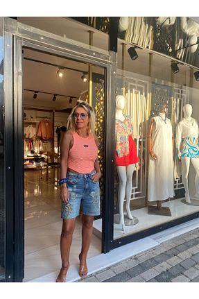 بادی نارنجی زنانه کراپ özlem adaşoğlu boutique - کد 873648279