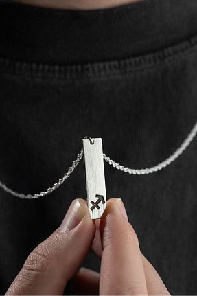 گردنبند نقره مردانه 925 عیار Vetro Silver - کد 850573047