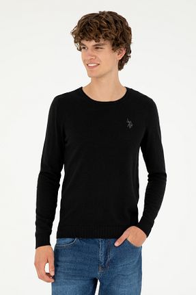 پلیور مشکی مردانه ساده U.S. Polo Assn. - کد 873679812