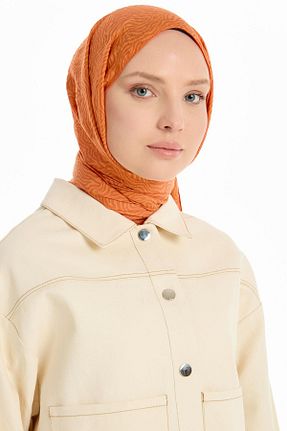 شال قهوه ای زنانه ویسکون Tuğba - کد 815158754