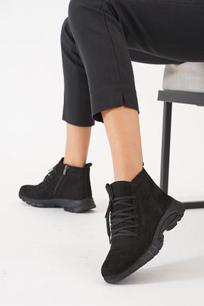 بوت / نیم بوت مشکی زنانه نبوک Moda Pie - کد 873723864