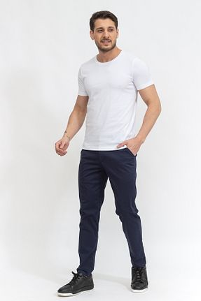 تیشرت سفید مردانه یقه دوچرخه Stamati’s - کد 742748800