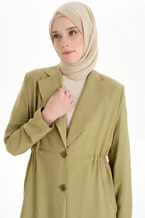 کت حجاب خاکی زنانه رگولار Tuğba - کد 873725550