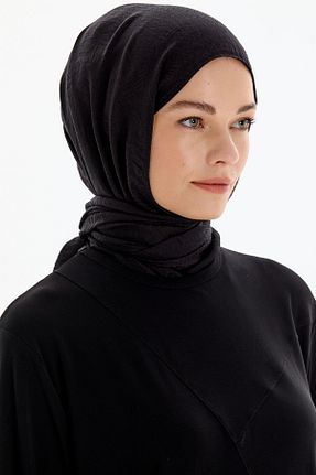 شال مشکی زنانه پلی استر Tuğba - کد 873701677