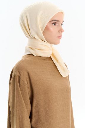 روسری نباتی پنبه ای Tuğba - کد 873703710