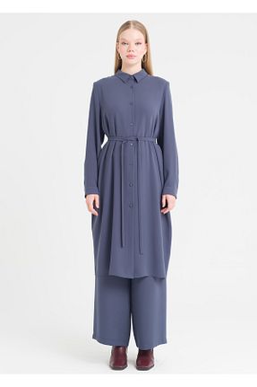 تونیک طوسی زنانه بافتنی Armağan - کد 873705606