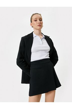 دامن صورتی زنانه مخلوط پلی استر Koton - کد 823146307