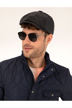 کلاه طوسی مردانه پنبه ای Pierre Cardin - کد 846184492