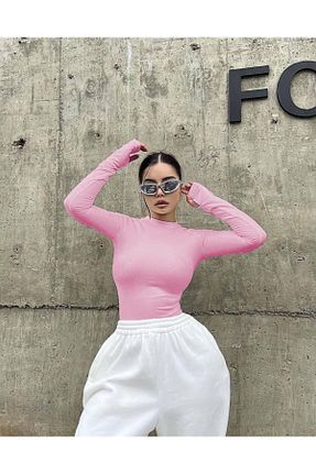 بادی صورتی زنانه پنبه پلی استر BALİNA - کد 873734262