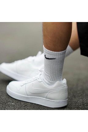 کفش اسنیکر سفید زنانه چرم اصل Nike - کد 792775263