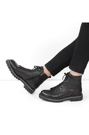 بوت / نیم بوت مشکی مردانه چرم خالص Celal Gültekin - کد 873749220