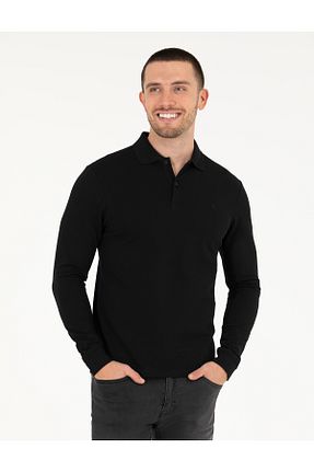 سوئیشرت قهوه ای مردانه ساده Pierre Cardin - کد 856672117