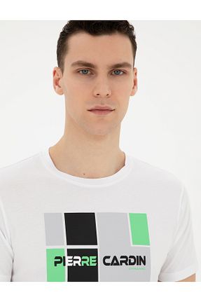 تیشرت سفید مردانه اسلیم فیت Pierre Cardin - کد 831522751