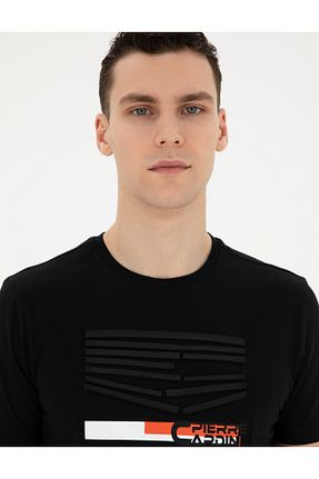 تیشرت مشکی مردانه اسلیم فیت Pierre Cardin - کد 831523298