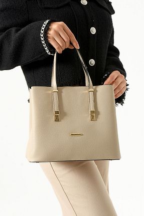 کیف دستی بژ زنانه سایز متوسط Lifonbag - کد 873779231