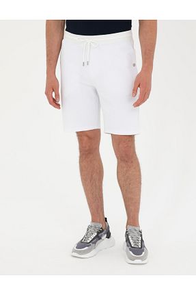 شلوارک و برمودا سفید مردانه رگولار Pierre Cardin - کد 928133093