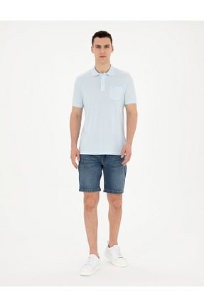 شلوارک و برمودا آبی مردانه اسلیم فیت Pierre Cardin - کد 832137809