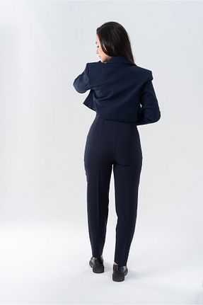 ست بالاتنه و پائین تنه سرمه ای زنانه مخلوط پلی استر Butik - کد 873819722