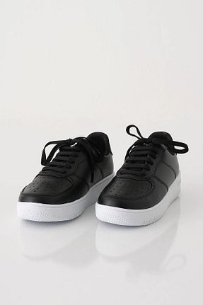 کفش اسنیکر مشکی زنانه بند دار Mind Black - کد 465635408