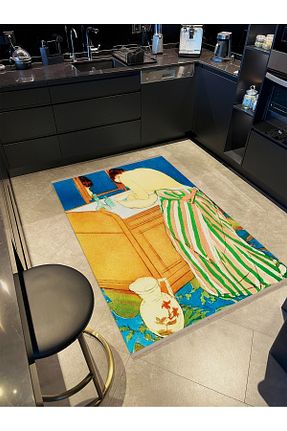 فرش رنگی قابل شستشو Rugs Modern Halı - کد 873820061
