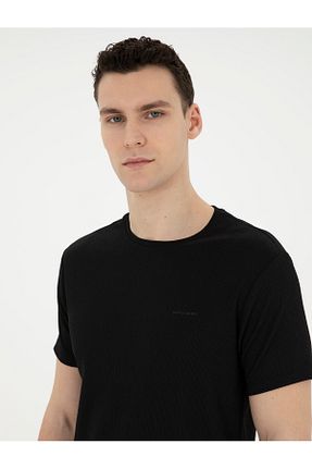 تیشرت مشکی مردانه اسلیم فیت Pierre Cardin - کد 829218890