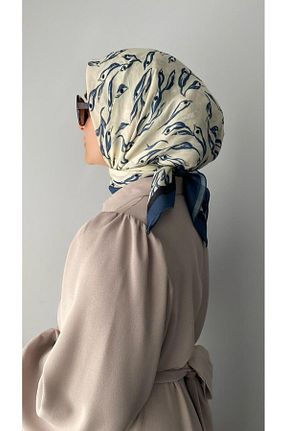 روسری سرمه ای پنبه پلی استر ESSLERA - کد 856782334
