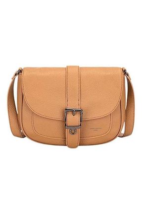 کیف دوشی نارنجی زنانه چرم مصنوعی David Jones - کد 873827109