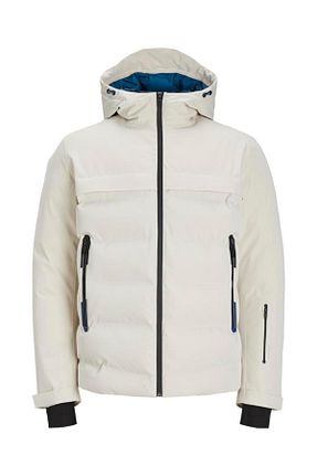 کاپشن سفید مردانه رگولار Jack & Jones - کد 873849786