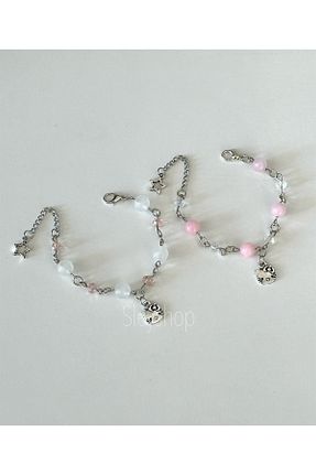 دستبند جواهر رنگی زنانه سنگ طبیعی sleyshop - کد 873852422