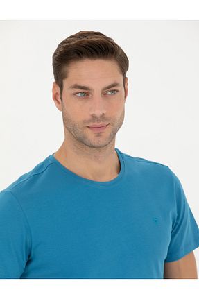 تیشرت آبی مردانه اسلیم فیت Pierre Cardin - کد 832141494